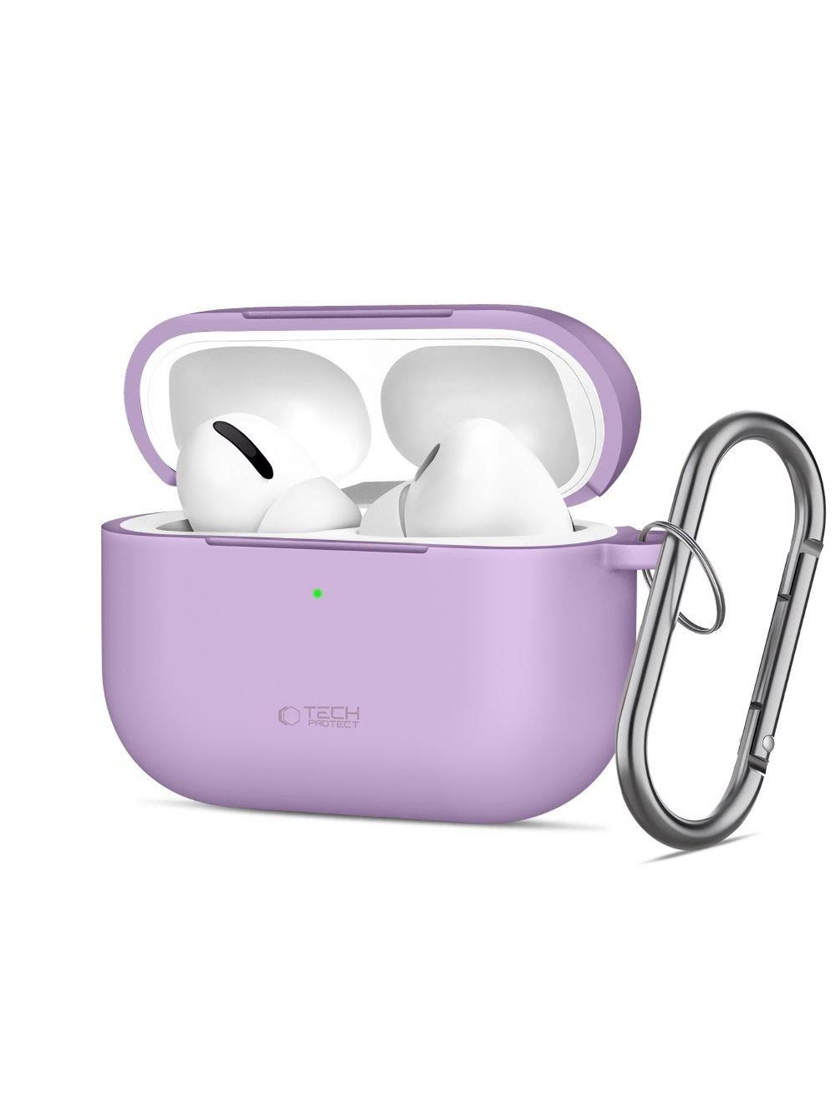 Tech-Protect Silicone Hook Case for AirPods Pro - Purple