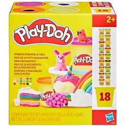 Hasbro - Play-Doh 18er Fantasiepack