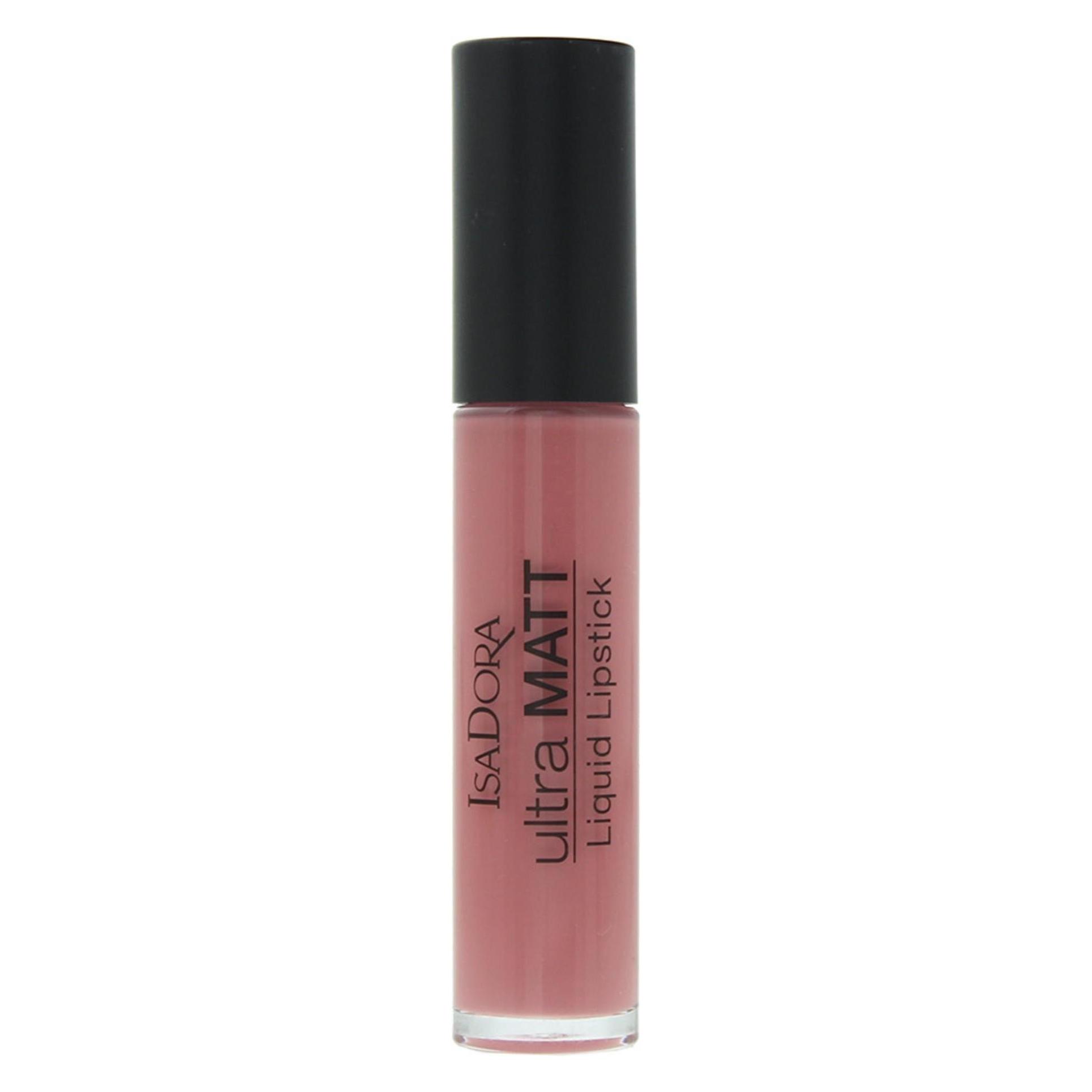 Isadora Ultra Matte Liquid Lipstick Creamy Texture Glossy Formula Makeup (Dolce Rose) (53792113)