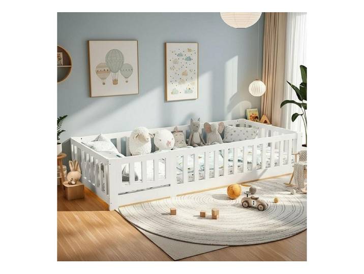 LuxusKollektion Kinderbett Kinderbett 90x200 Montessori