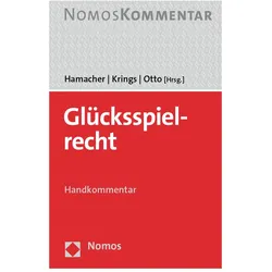 Glücksspielrecht, Fachbücher von Sven-Joachim Otto, Andreas Hamacher, Günter Krings, Matthias Beier, Marius Boewe, Jörg Bittscheidt