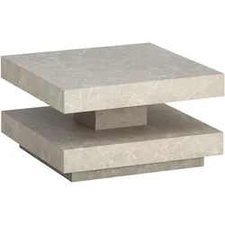 Couchtisch Sandfarben ca. 60x60x34 cm