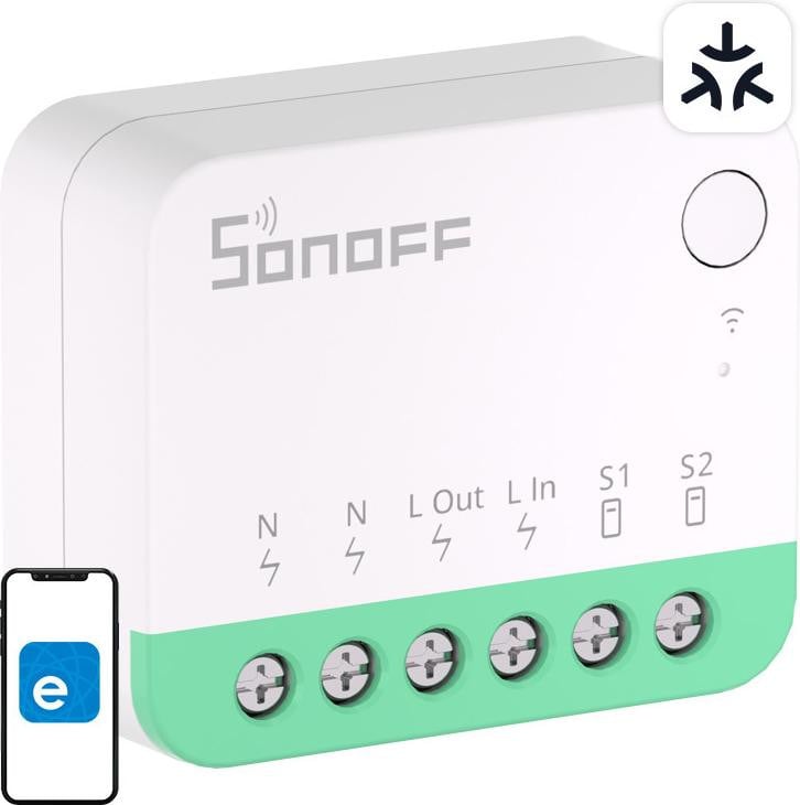 Sonoff Minir4M Wi-Fi Matter-schakelaar