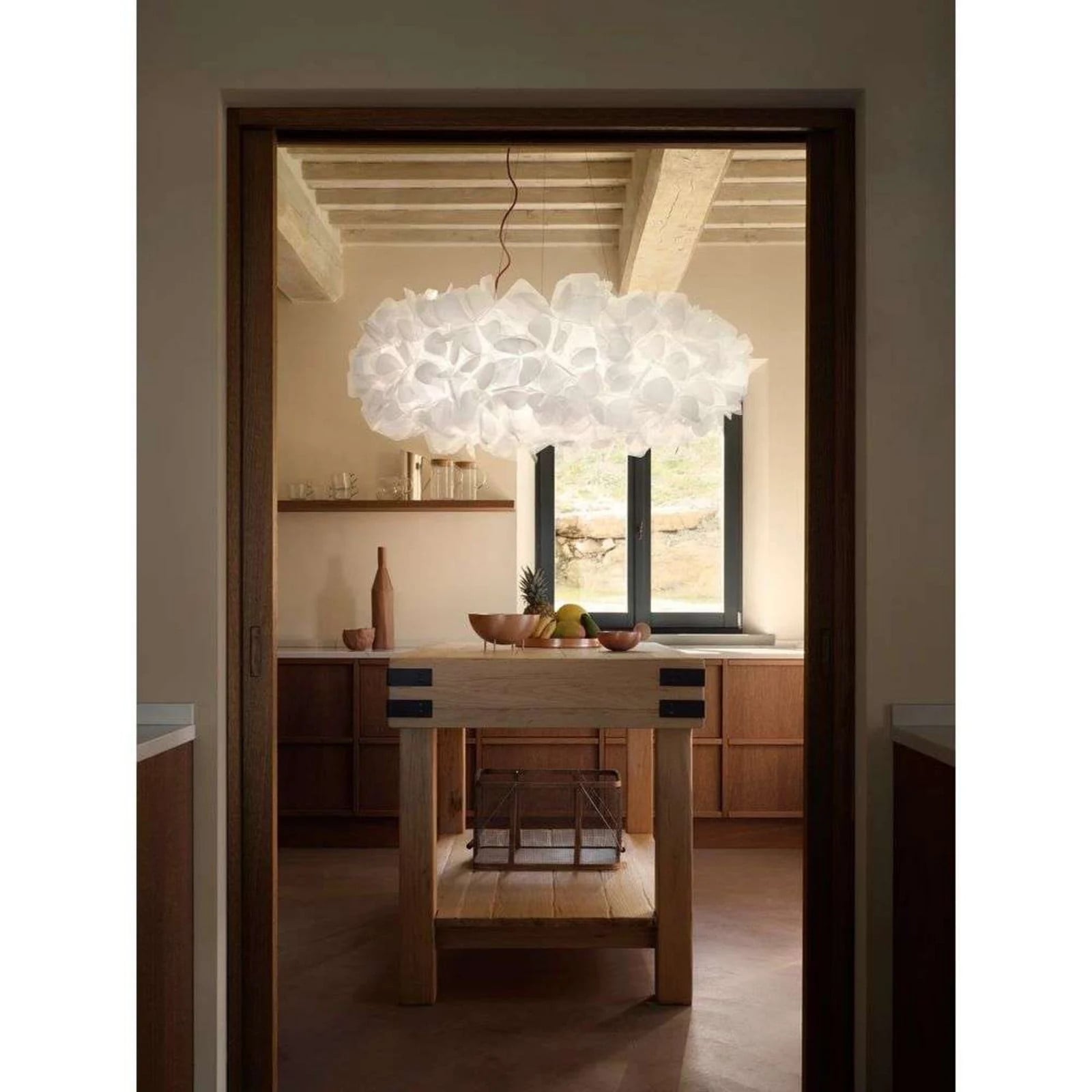 Slamp Clizia 130 Hanglamp Mama Non Mama Wit/Rood - Kunststof