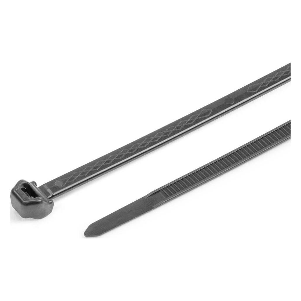 HellermannTyton 118-00270 S50ROS-PP-BK Kabelbinder 200 mm 4.90 mm Schwarz chemis (200 mm, 1000 Stk.) (118-00270)