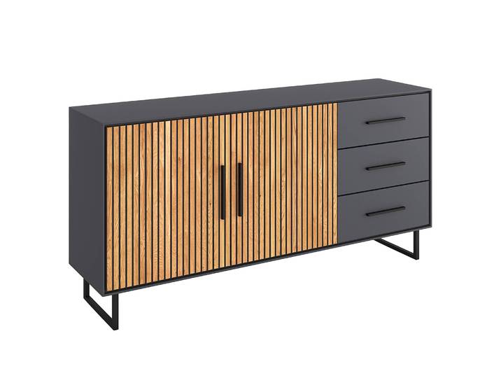Sideboard Typ B 163 x 84 x 40cm Braun