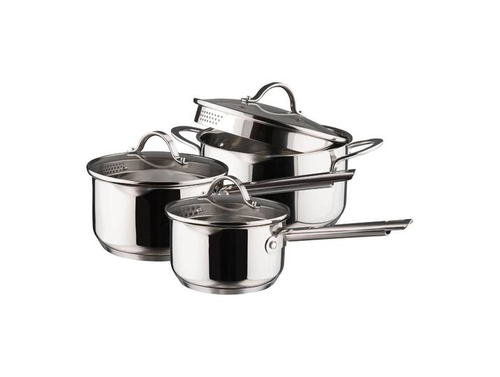 Dorre Ensemble de casseroles Kosmo 3 Pièces Acier inoxydable