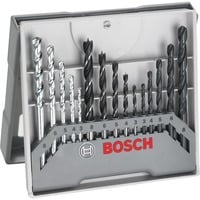 Gemischter Bohrer-Satz, 15-teilig