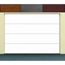 Teckentrup CarTeck Sektionaltor GSW 40-L, ohne Sicke, glatt, Holzdekor