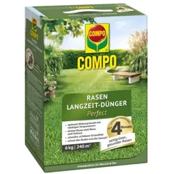COMPO Rasen Langzeit-Dünger Perfect 6 kg für 240 m2