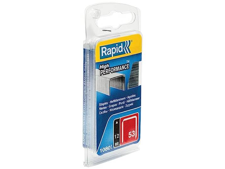 Rapid tackernieten No. 53, 12 mm, 1.080 stuks fijndraadnieten