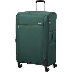 Samsonite Koffer Base Breeze Spinner exp. dunkelgrün, Weichschale, 4 Rollen, 138 Liter, 52 x 81 x 35cm
