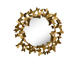 WANDSPIEGEL Gold 63/63 cm