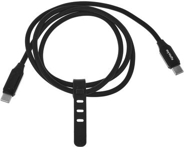 myVolts Step Up USB-C PD Cable Black Noir