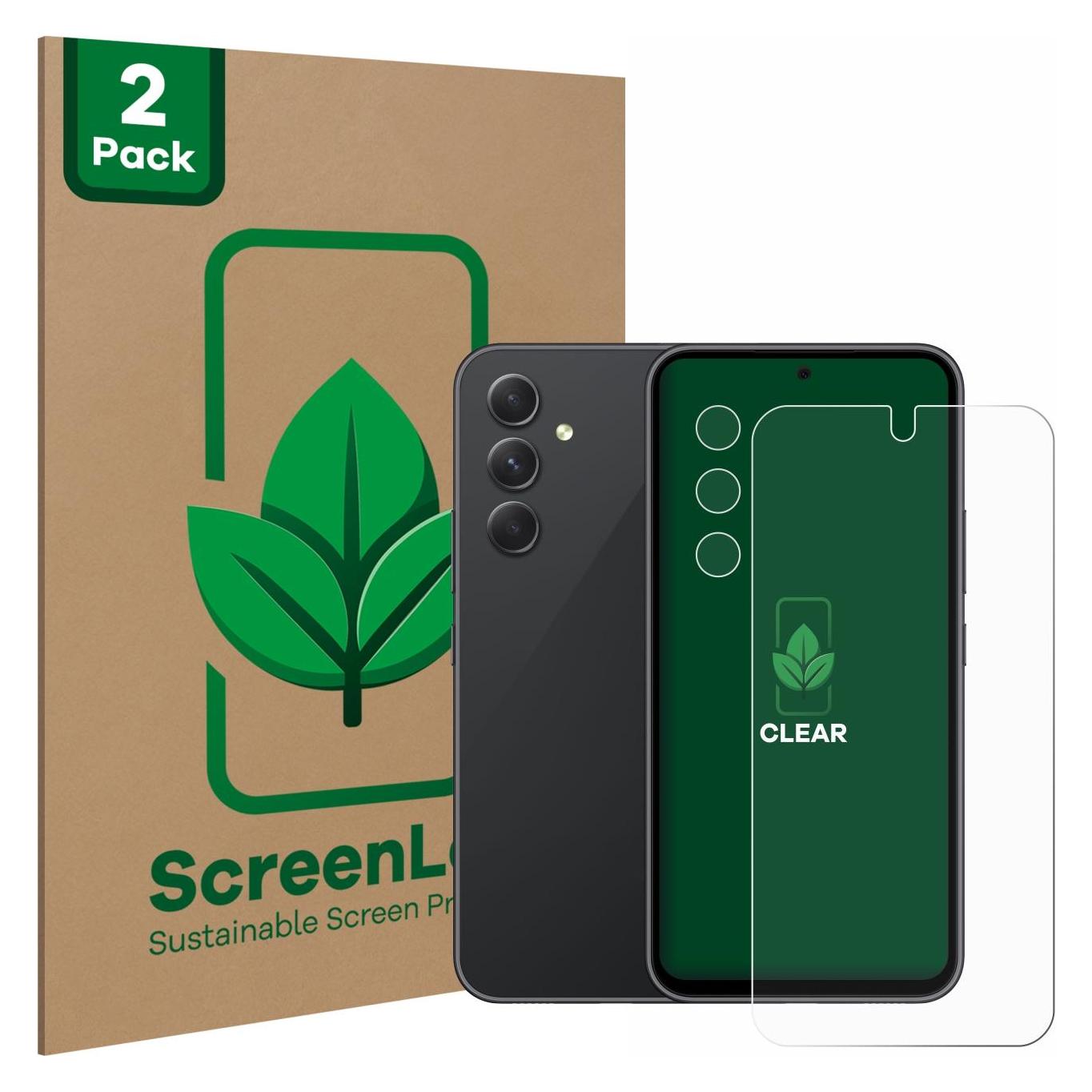 ScreenLeaf Schutzfolie für Samsung Galaxy A54 5G (Display+Kamera) Displayschutz Display Schutz Folie Klar (Samsung Galaxy A54 5G) (6147812)