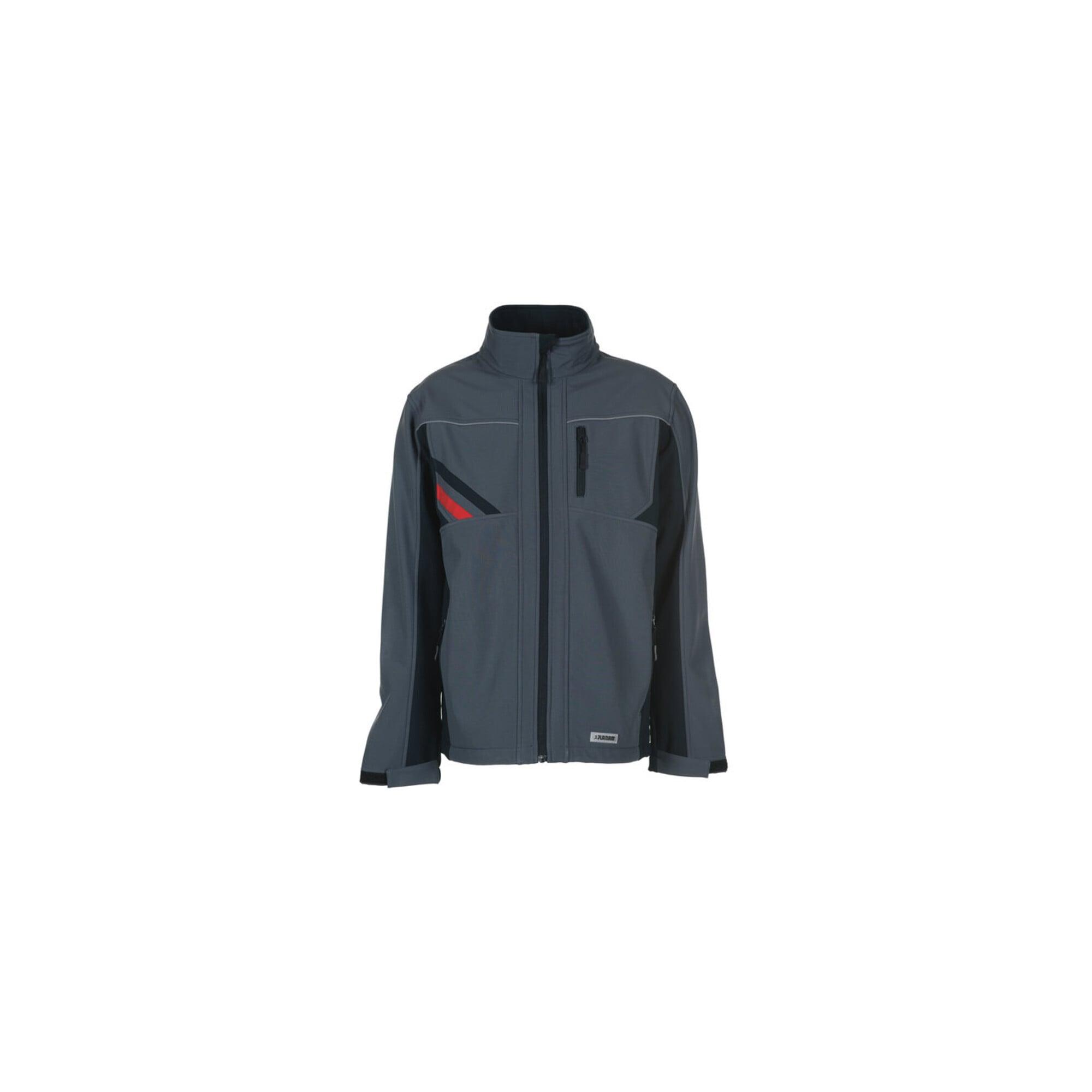 Planam Softshelljacke Highline schiefer/schwarz M (2382048)