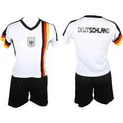 Antonio Germany Fussball Trikot + Hose Set , 146-152 - weiß