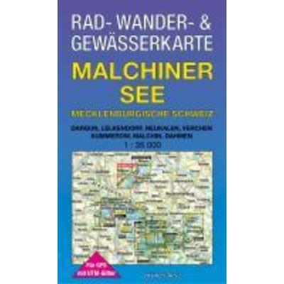 Malchiner See - Mecklenburgische Schweiz, Karte von , Grünes Herz, 978-3-935621-57-1