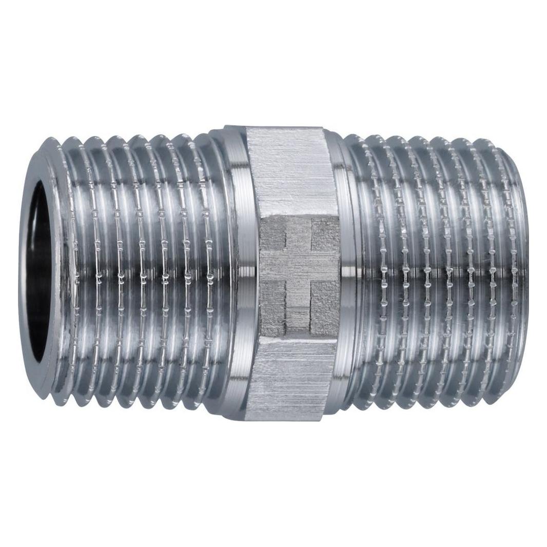 Arimex Verchromter Messingnippel 3/4" (Doppelnippel) (4015211447915)
