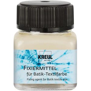 Kreul Farbfixierer für Textil- und Batikfarbe, steigert die Farbbrillanz und Haltbarkeit, 20ml