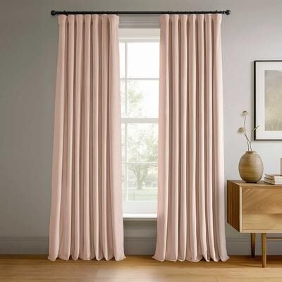 Exclusive Fabrics Signature Blackout Velvet Curtain (1 Panel)
