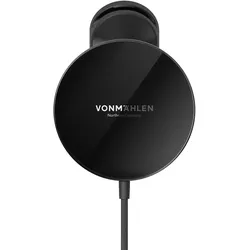 Vonmählen Wireless Charging Pad Aura Car (15 W), Wireless Charger, Schwarz