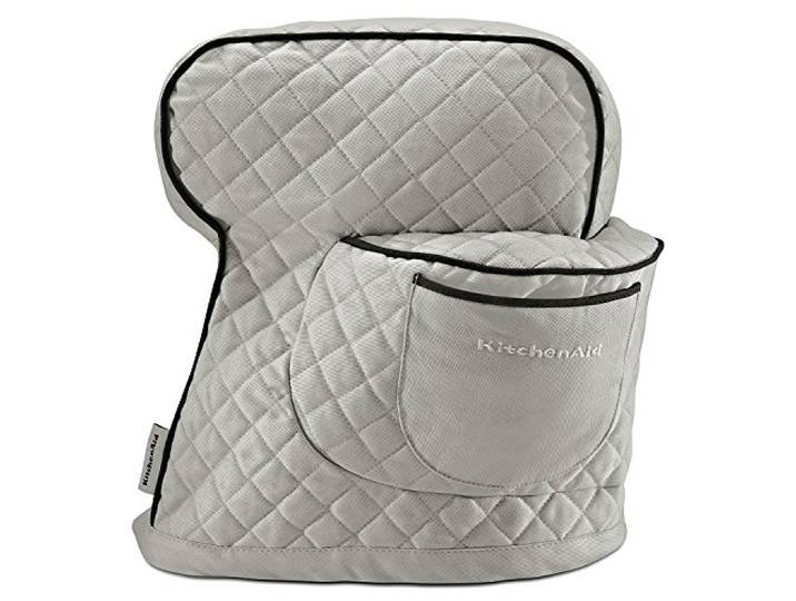 KitchenAid KSMCT1SF KSMCTISF Fitted Stand Mixer Cover, Silver Frost, baumwolle