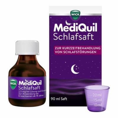 WICK Pharma - Zweigniederlassung der Procter & Gamble GmbH WICK MediQuil Schlafsaft 2,5 mg/ml Lsg.z.Einnehmen 90 ml 19885107