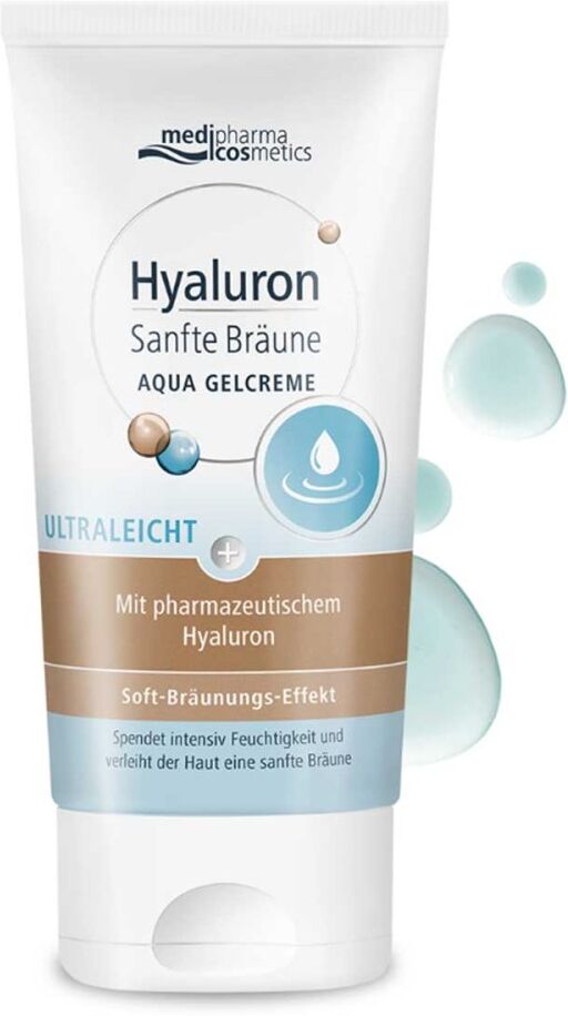 Medipharma Cosmetics Hyaluron Sanfte Bräune Aqua Gelcreme 150ml