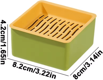 Inspire Picks Layered Soilless Cat Grass Growing Kit With Seed Germination Tray s Green