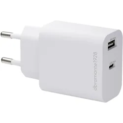 DBRAMANTE1928 re-charge Ladegerät USB-C 25W + USB-A 18W