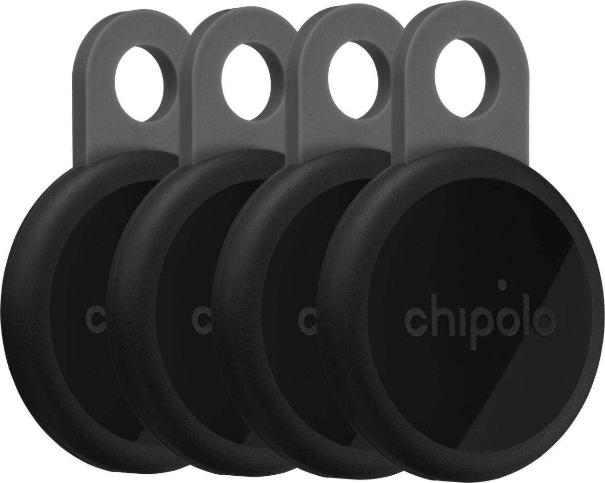 Chipolo Loop 4-Pack - Item Finder - Charcoal