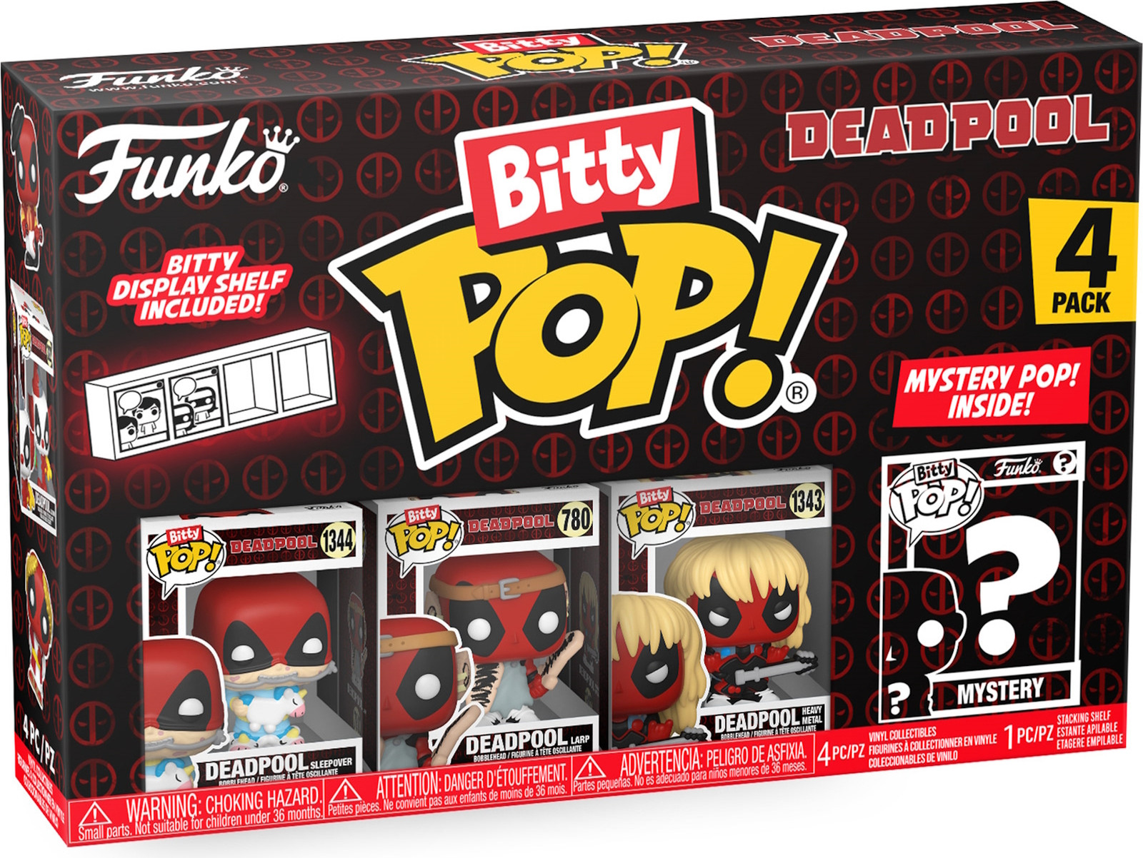 Funko Bitty Pop! Deadpool Heavy Metal Slaapfeest LARP