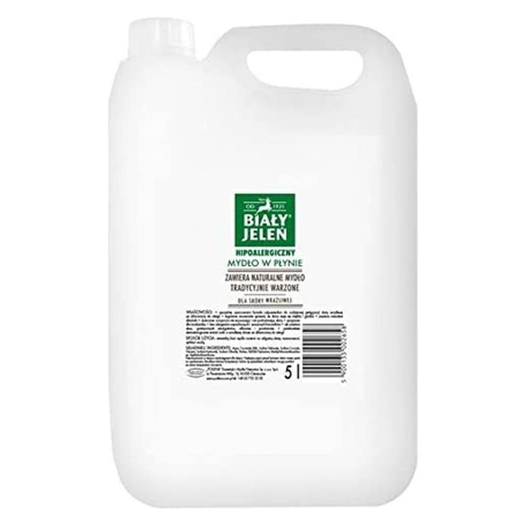 Biały Jeleń Weisse Hirsche, Flüssigseife, Versorgung, 5L (Treffer) (Flüssigseife, Handseife Nachfüllpackung, 5000 ml) (36985932)