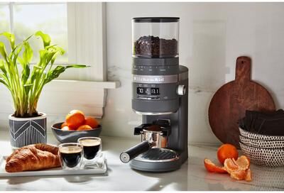 KitchenAid Burr Coffee Grinder in Matte Charcoal Gray