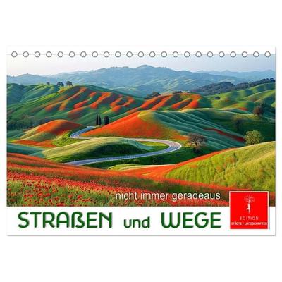 Straßen und Wege (Tischkalender 2026 DIN A5 quer), CALVENDO Monatskalender