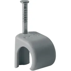 Schneider Electric IMT37428 Nagelschelle für Rundkabel TC10-14 Nagel (2,0/30/17mm) grau (VPE=10 Stück)