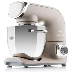 ETA Robot planetarny Herzberg Gratus EVO SMART II 102890026 (1500W, MISA 5,5L., 4 mieszadła, BLENDER), Küchenmaschine, Grau, Beige
