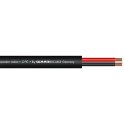 SOMMER CABLE Lautsprecherkabel 2x2,5 100m sw FRNC