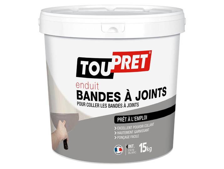 Toupret Les Essentiels Enduit Bandes à Joint Et Lissage Pâte 15kg - Toupret