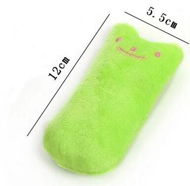 Uplift Picks Catnip Plush Toy Funny Chewing Bite Toy For Cats And Kittens green (l)