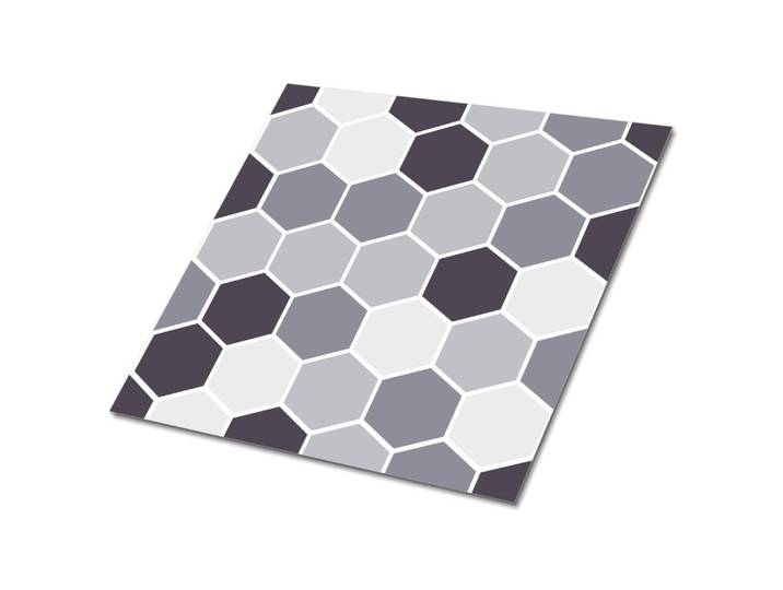 Tulup Selbstklebende Wandfliesen 9 Stück 30x30 cm - Sechsecke, Grau, Quadratisch, 30x1.6x30 cm, Tapeten & Wandverkleidungen, Wandtattoos & Sticker