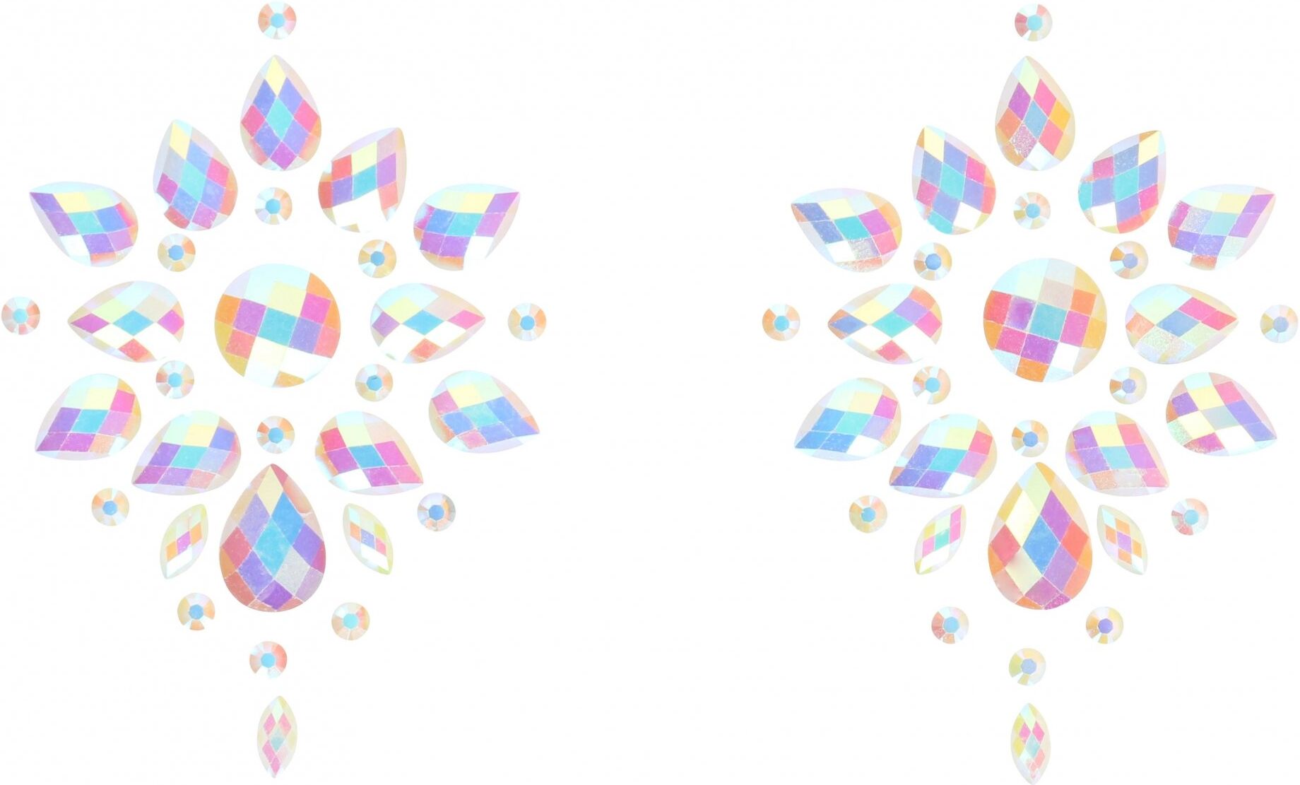 Ouch! Glow in the Dark Body Jewelry Stickers - Nipples - Opal