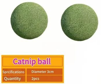 Uplifted Finds Nutri Spin Wall Mounted Natural Catnip Ball catnip Ball 2 Pcs