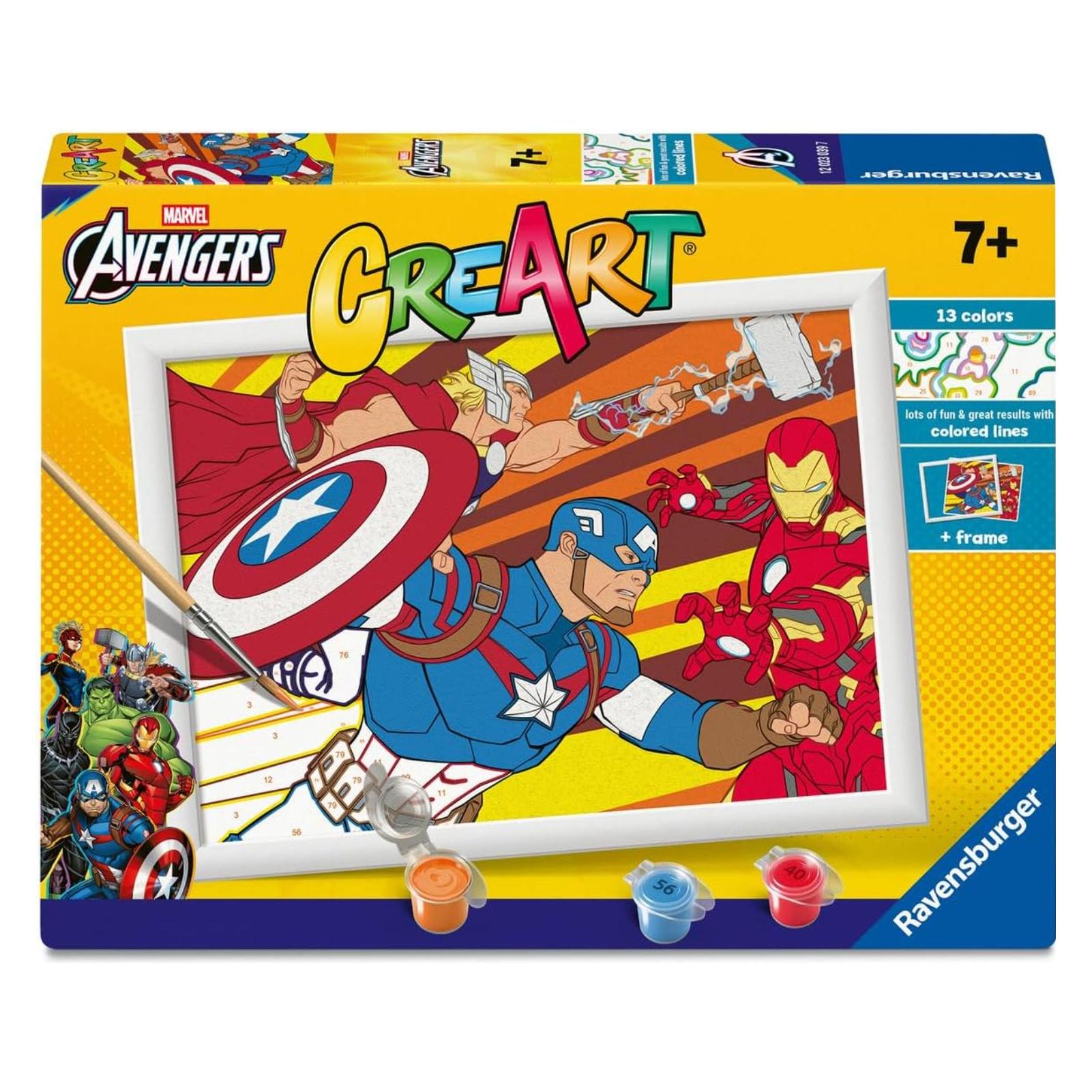 Ravensburger CreArt Serie D licensed - Captain America (58992015)