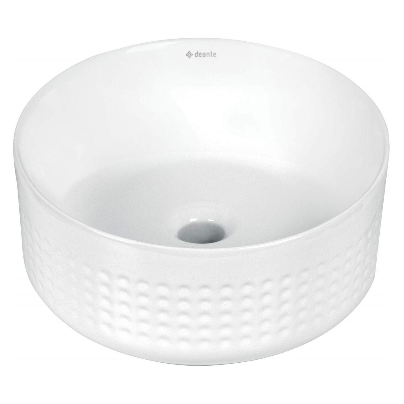 Deante Asymmetrisches Aufsatzwaschbecken aus Keramik (CDX_6U3S)