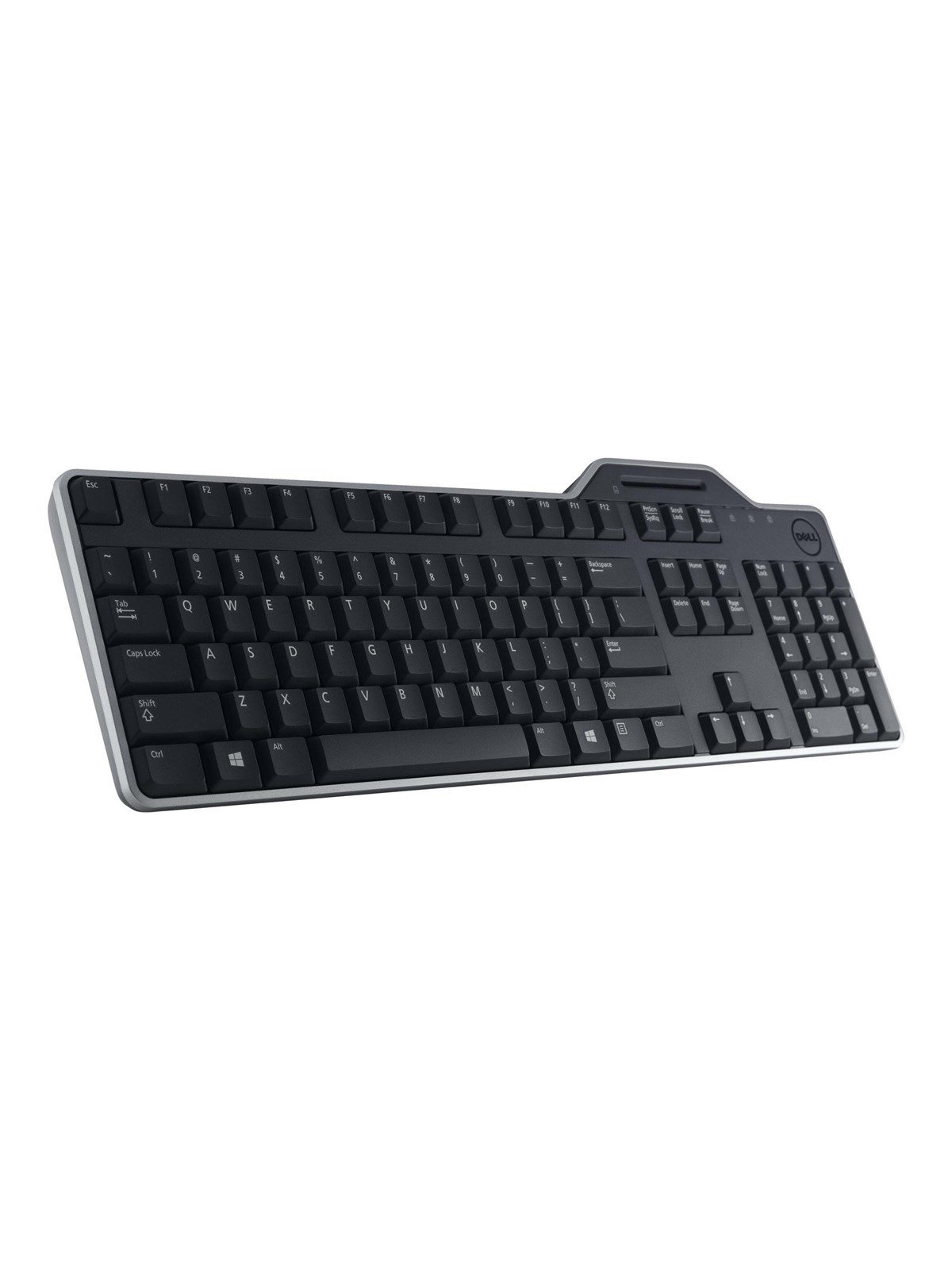 Dell KB813 Smartcard - keyboard - US / European (QWERTY) - Tastatur - Englisch - Schwarz