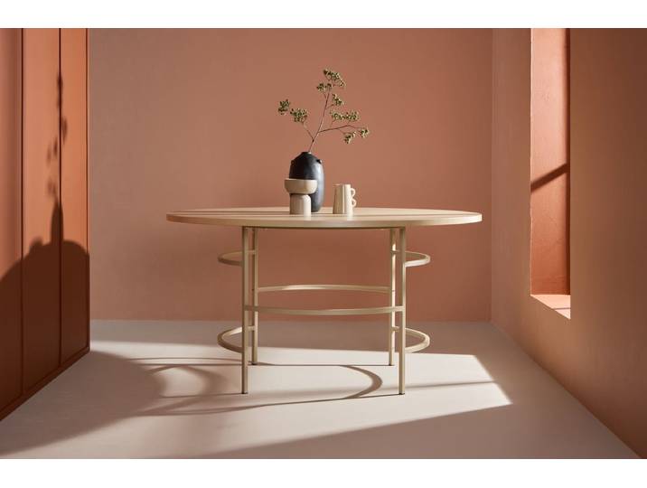 Esstisch Solara - im modernen, skandinavisch inspirierten Design - Weißwash - Luxusbetten24