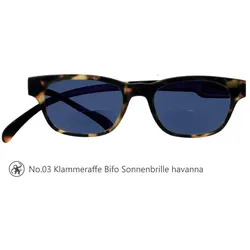 Lesebrille No.03 Klammeraffe Sonnenbrille Bifokal havanna