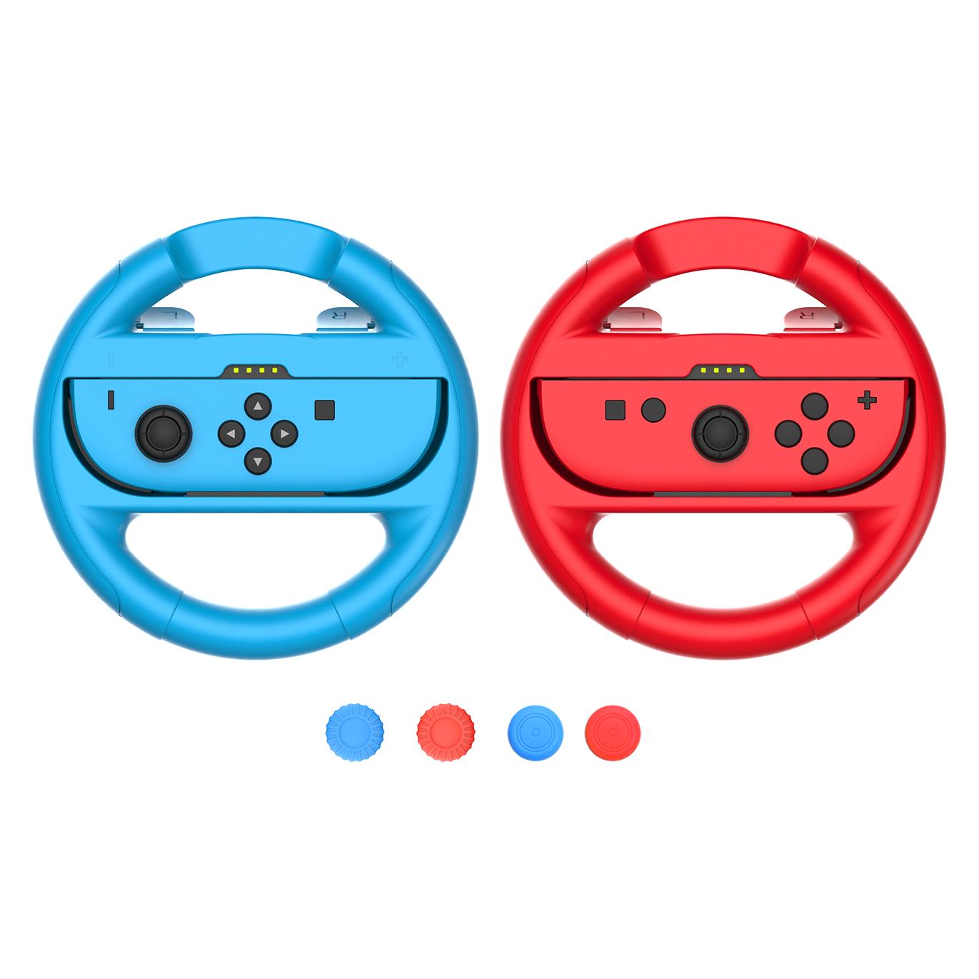 Maxx Tech - Joy-Con Wheels & Grip Kit for Nintendo Switch 2/1 (Switch 2) (MXT-CARCK-SW1&2)